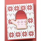 Poppy Stamps Nordic Large Mitten Dies 2761 sweater