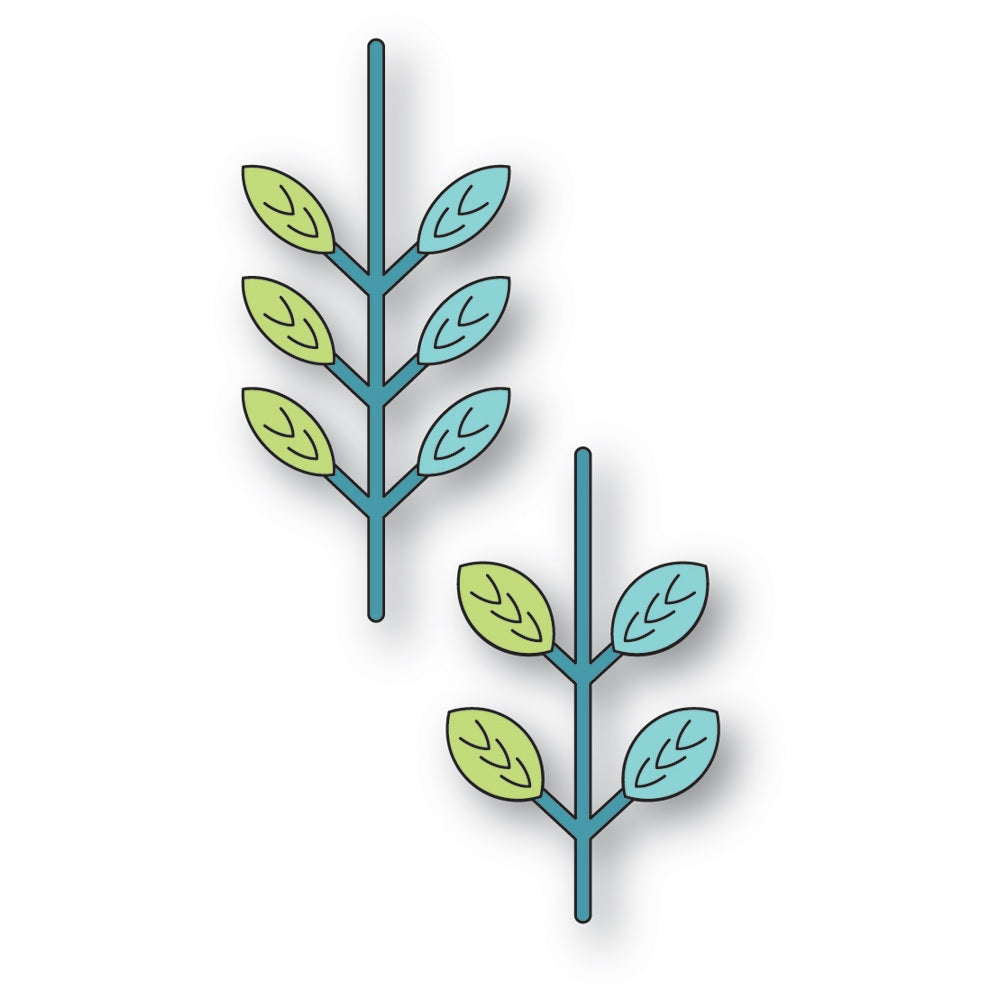 Poppy Stamps Nordic Leafy Stems Dies 2785