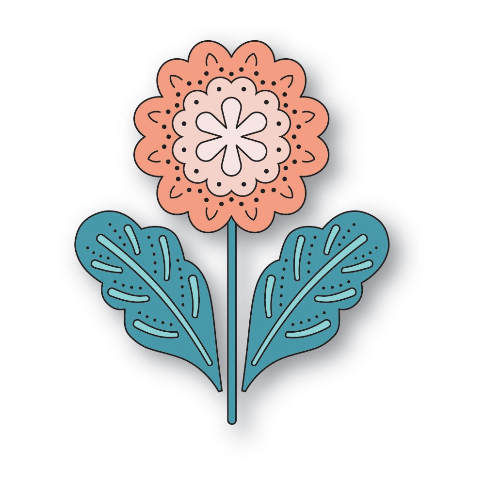 Poppy Stamps Nordic Luminelle Flower Dies 2763 flower