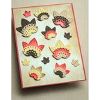 Poppy Stamps Nordic Maple Leaves Dies 2665 autumn colors