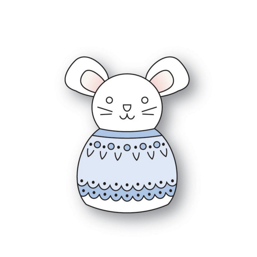 Poppy Stamps Nordic Merry Mouse Dies 2743