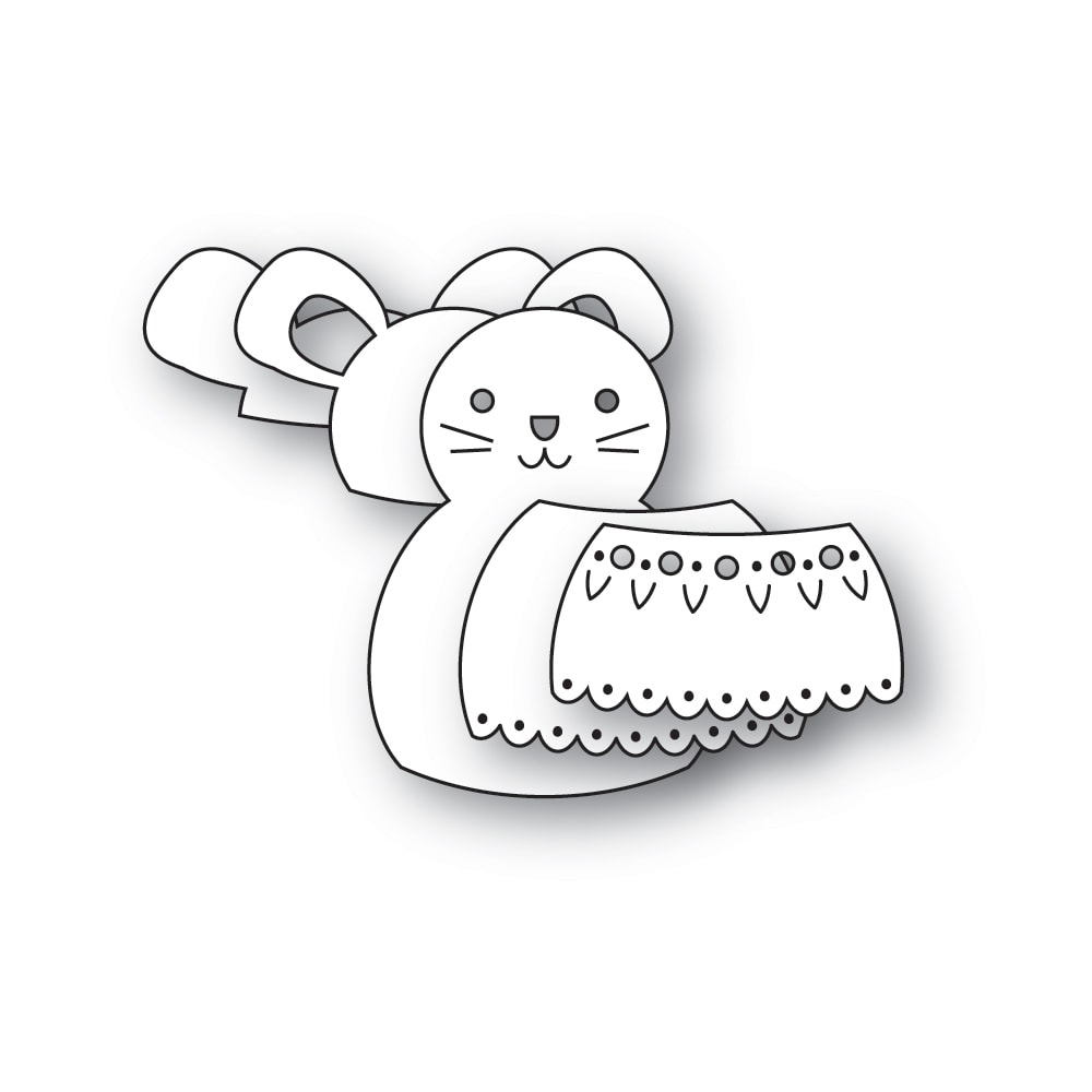 Poppy Stamps Nordic Merry Mouse Dies 2743 layer