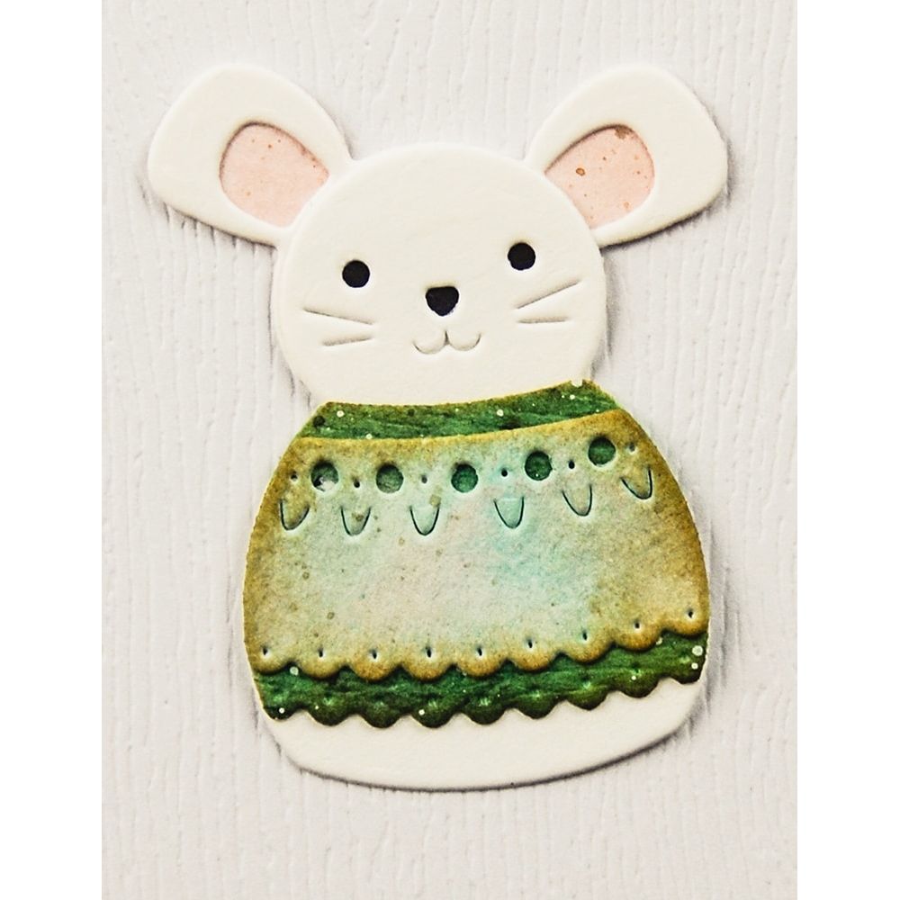 Poppy Stamps Nordic Merry Mouse Dies 2743 mouse