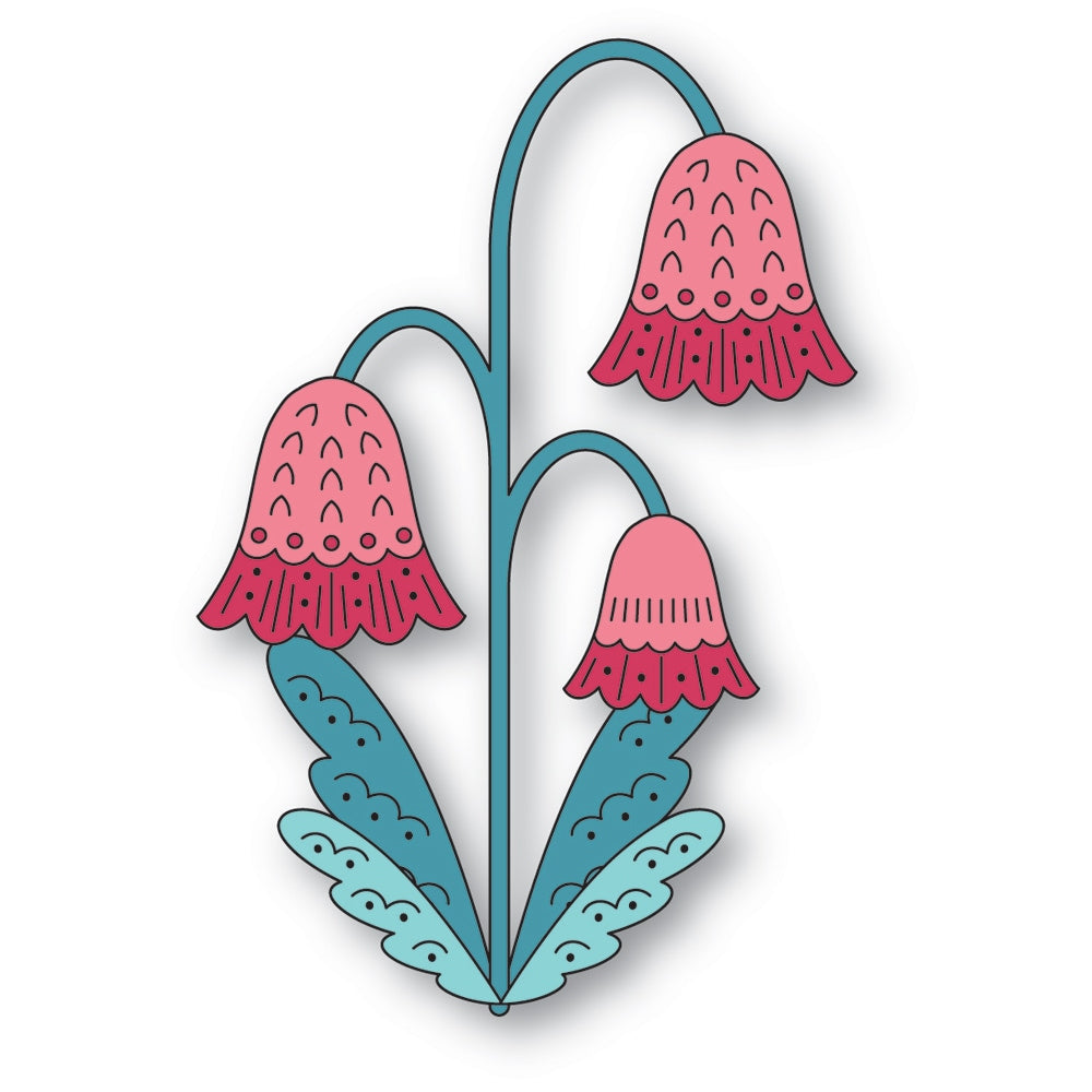 Poppy Stamps Nordic Pendant Flower Dies 2771