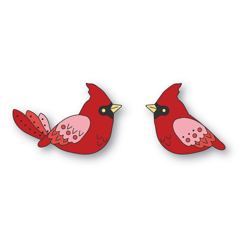 Poppy Stamps Nordic Perched and Resting Cardinals Die Bundle