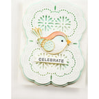 Poppy Stamps Nordic Petalpoint Bird Dies 2711 celebrate