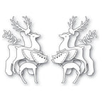 Poppy Stamps Nordic Regal Deer Dies 2659 line image