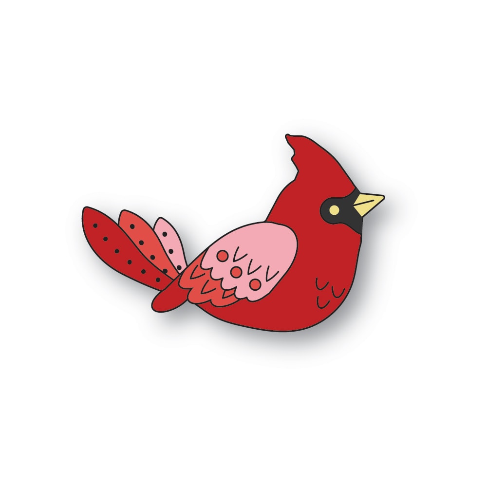 Poppy Stamps Nordic Resting Cardinal Dies 2754