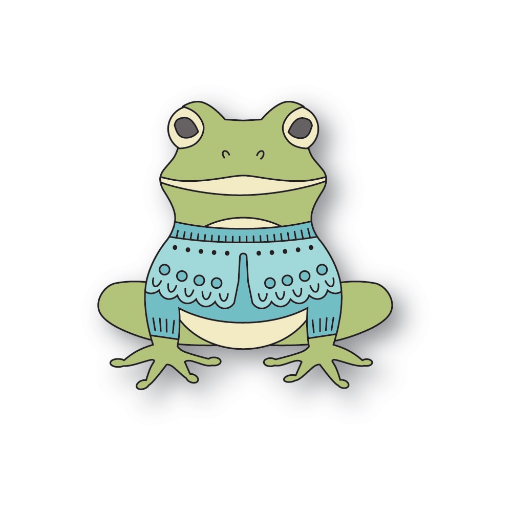 Poppy Stamps Nordic Sitting Frog Dies 2705