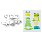 Poppy Stamps Nordic Sitting Frog Dies 2705 pieces