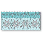 Poppy Stamps Nordic Snowflake Border Dies 2739