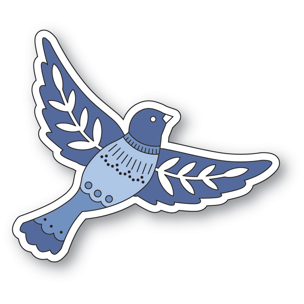 Poppy Stamps Nordic Soaring Dove Dies 2792