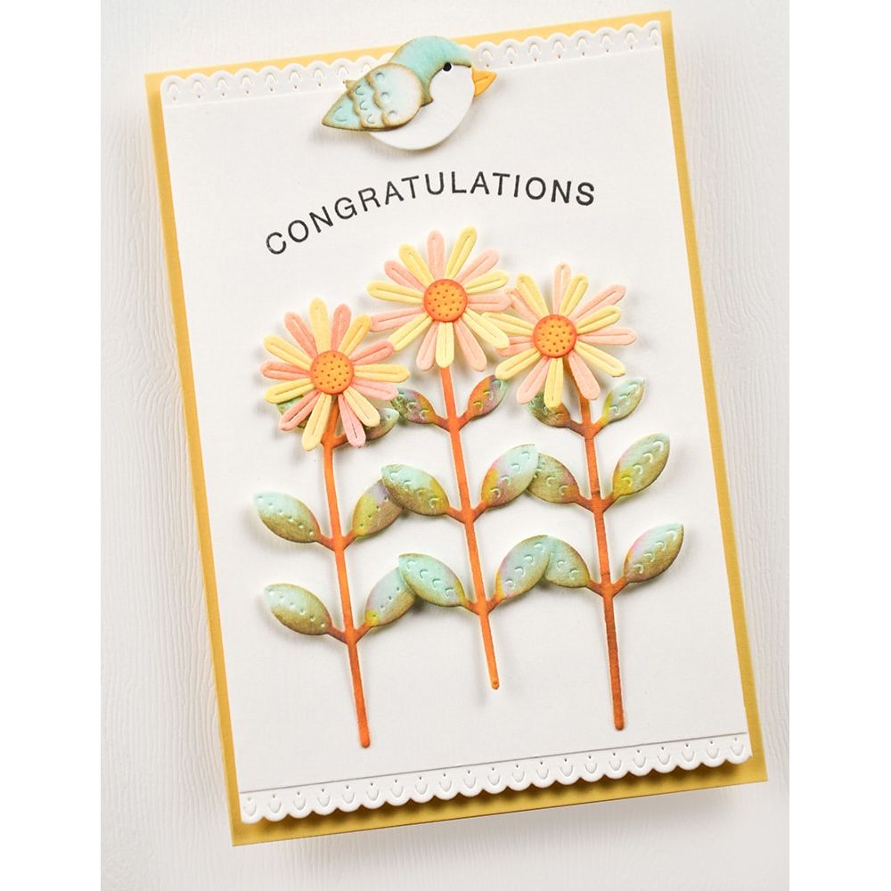 Poppy Stamps Nordic Stems Dies 2650 congratulations