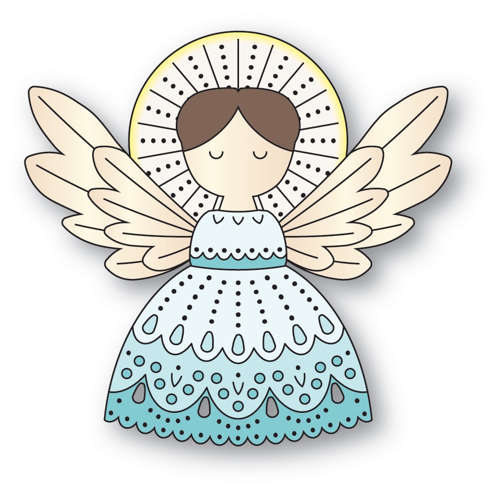 Poppy Stamps Nordic Sweet Angel Dies 2748