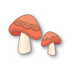 Poppy Stamps Nordic Swirl Mushrooms Dies 2720