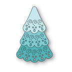 Poppy Stamps Nordic Swirl Tree Dies 2737