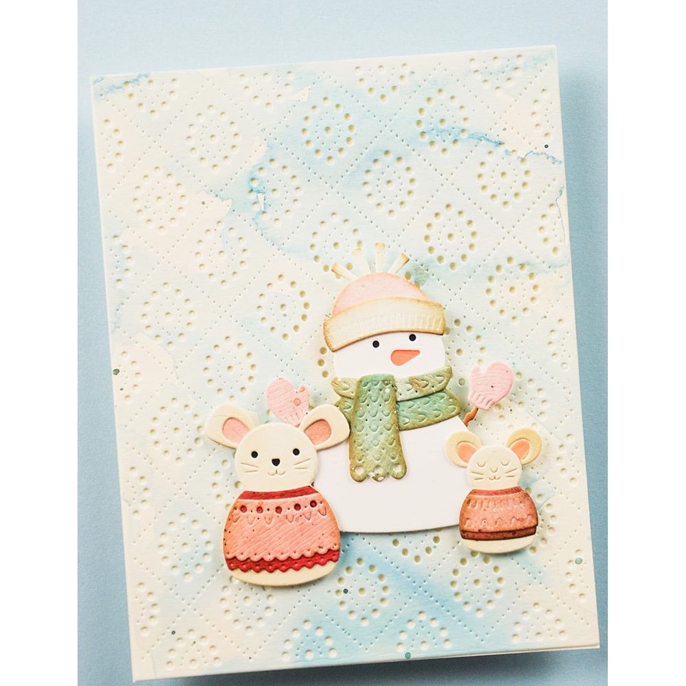 Poppy Stamps Nordic Tiny Mouse Dies 2744 mouse