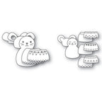 Poppy Stamps Nordic Tiny and Merry Mouse Die Bundle layers