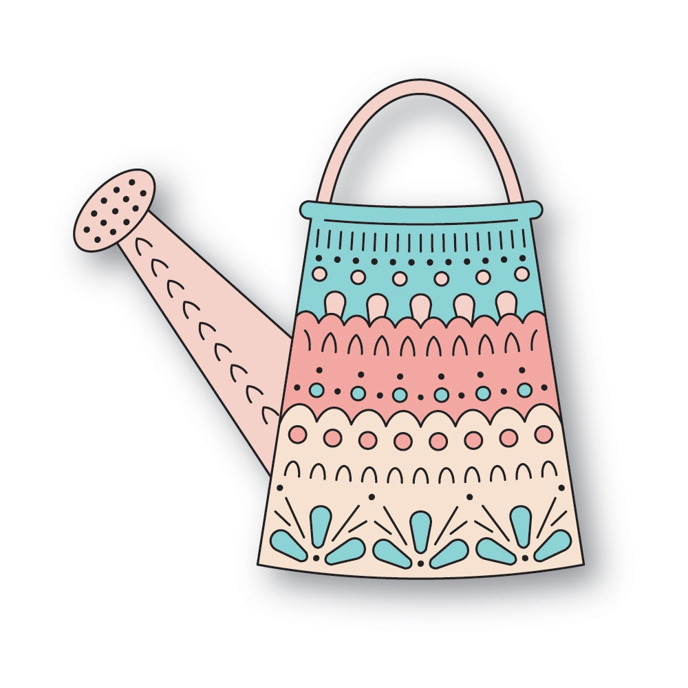 Poppy Stamps Nordic Watering Can Dies 2781