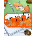 Poppy Stamps Pumpkin Patch Dies 2787 sparkle pumpkins tag card
