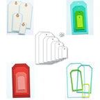 Poppy Stamps Scalloped Framer Tags Dies 2791 line work