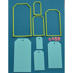 Poppy Stamps Scalloped Pinpoint Tags Dies 2740 separated scallop