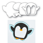 Poppy Stamps Snow Angel Penguin Dies 2800 contents inside package 1