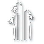 Poppy Stamps Snowbell Flowers Dies 2772 outline