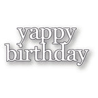 Poppy Stamps Yappy Birthday Die 2734