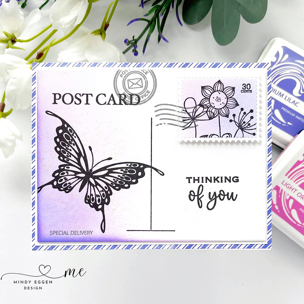 Gina K Designs Post Cards and More Clear Stamps gkd218 Thinking of You | color-code:ALT02