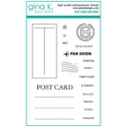 Gina K Designs Post Cards and More Clear Stamps gkd218