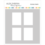 Alex Syberia Designs Postage Stamps Stencil asd-ste-164