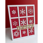 Simon Says Stamp Postage Collage Cover Wafer Dies 1144sd DieCember Christmas Card | color-code:ALT06