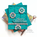 Simon Says Stamp Postage Collage Cover Wafer Dies 1144sd DieCember Christmas Card 