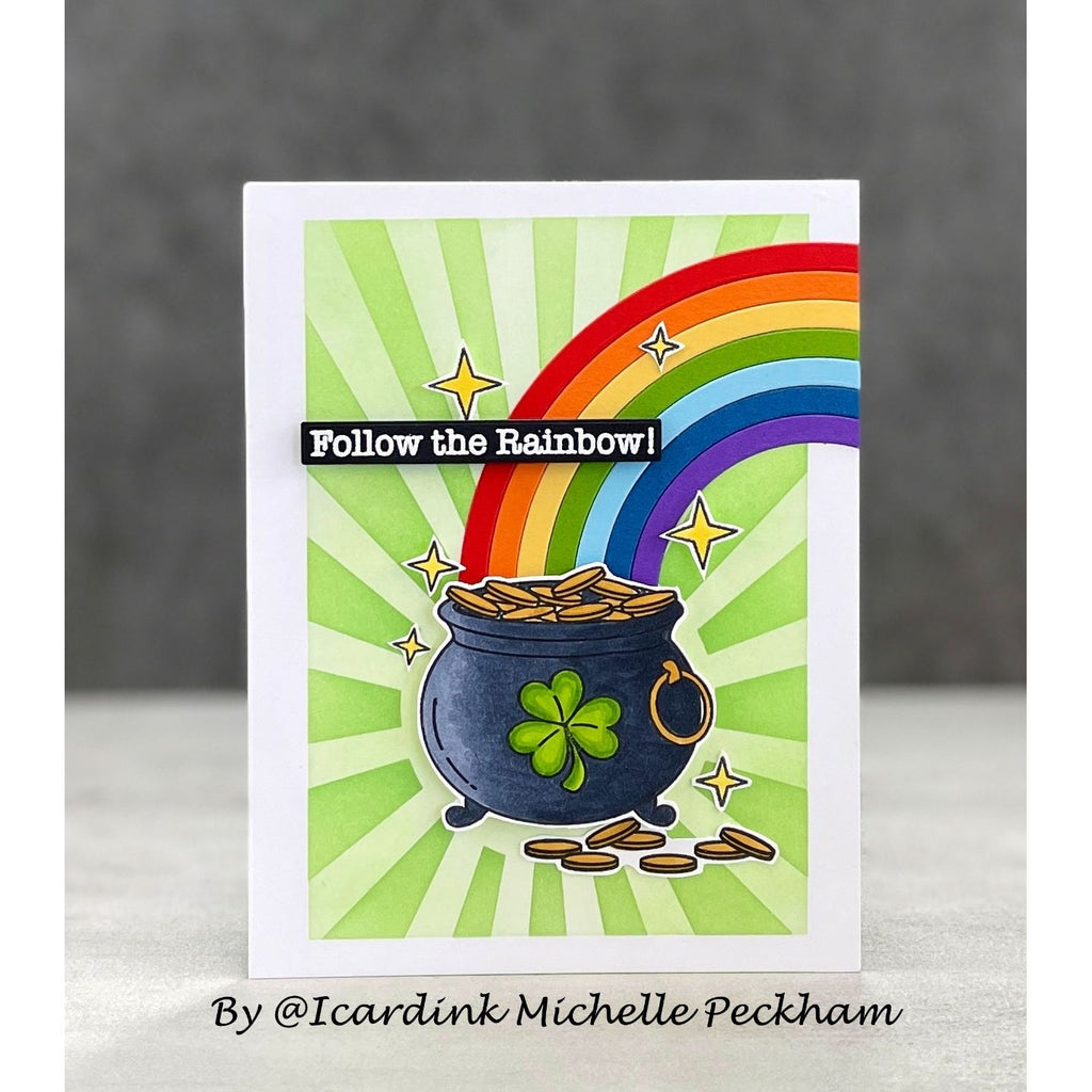 Simon Says Stamp Pot o' Gold Wafer Dies 1023sdc Splendor St. Patrick's Day Card