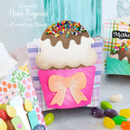Pretty Pink Posh Birthday Party Shaker Beads sprinkles