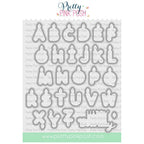 Pretty Pink Posh Alphabet Candles Dies