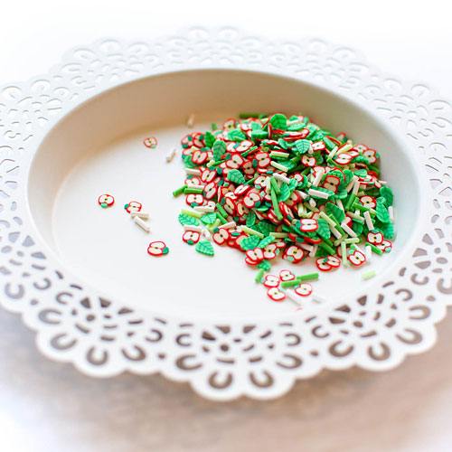 Pretty Pink Posh Apple Harvest Clay Confetti product image