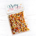 Pretty Pink Posh Autumn Glass Shaker Beads