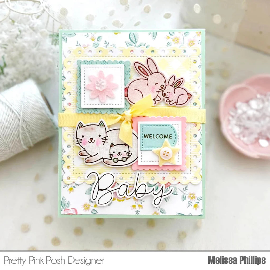 Pretty Pink Posh Baby Animals Dies cats