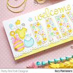 Pretty Pink Posh Baby Clear Stamps welcome