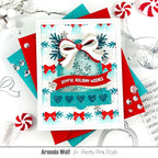 Pretty Pink Posh Banner Greetings 1 Dies holiday wishes