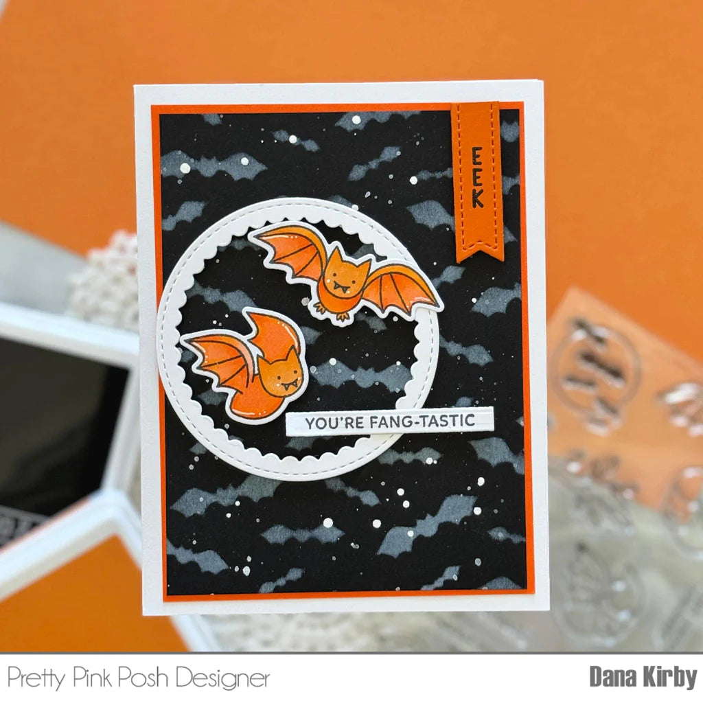 Pretty Pink Posh Batty About You Clear Stamps*