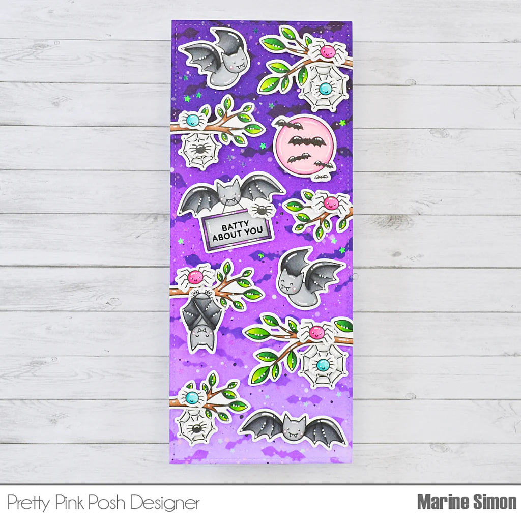 Pretty Pink Posh Batty About You Clear Stamps*