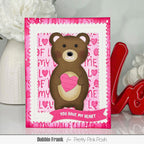 Pretty Pink Posh Bear Holder Dies pink | color-code:ALT01
