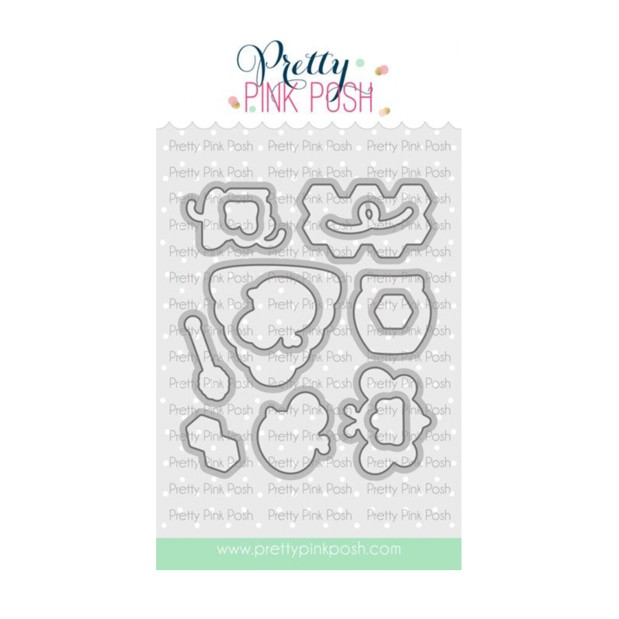 Pretty Pink Posh Bee Additions Clear Stamp and Die Set image 2