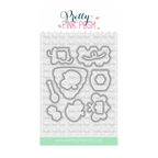 Pretty Pink Posh Bee Additions Clear Stamp and Die Set image 2