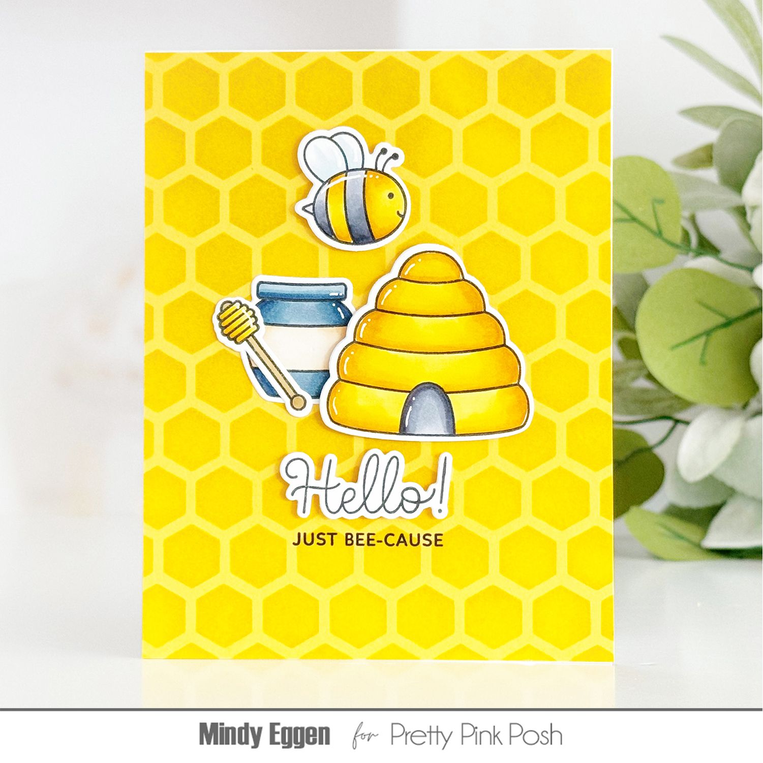Pretty Pink Posh Bee Additions Dies hello