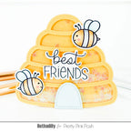 Pretty Pink Posh Bee Additions Dies shaker card