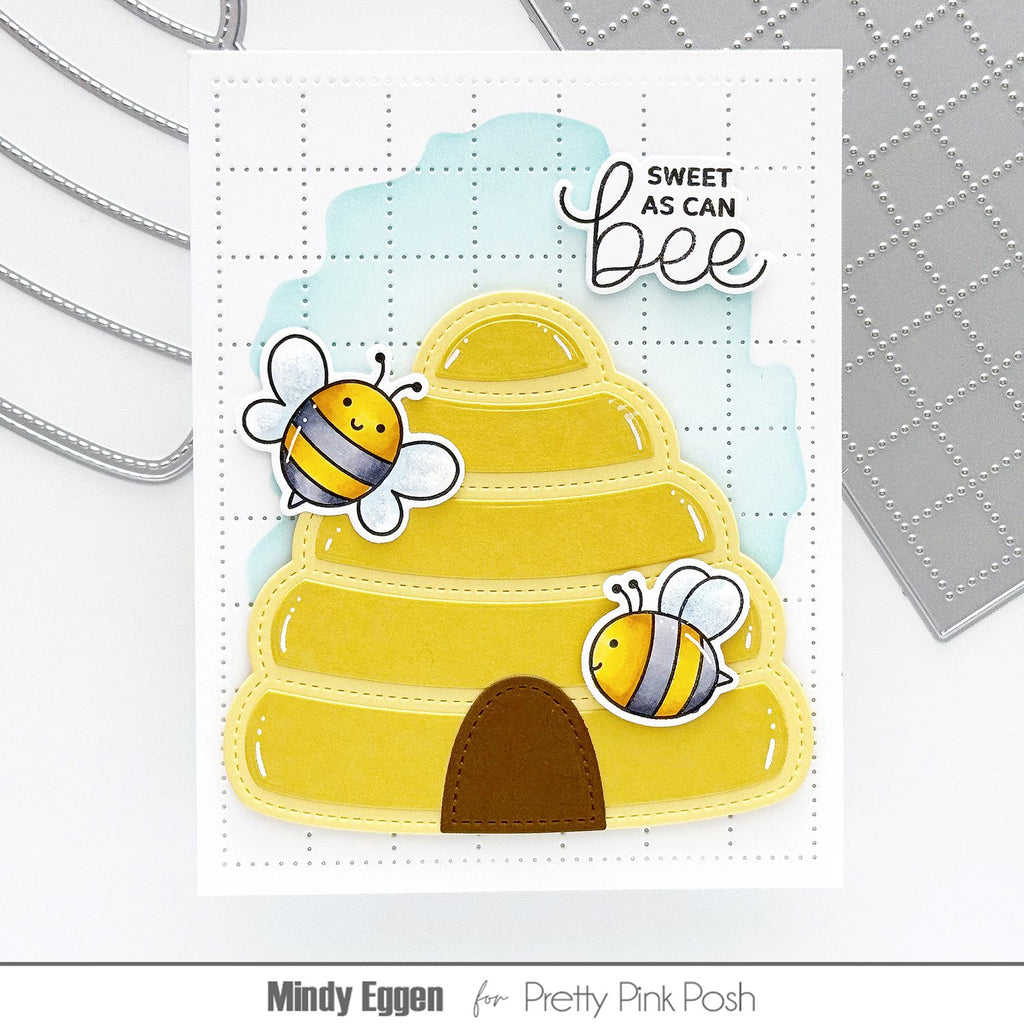 Pretty Pink Posh Beehive Shaker Dies sweet as can bee
